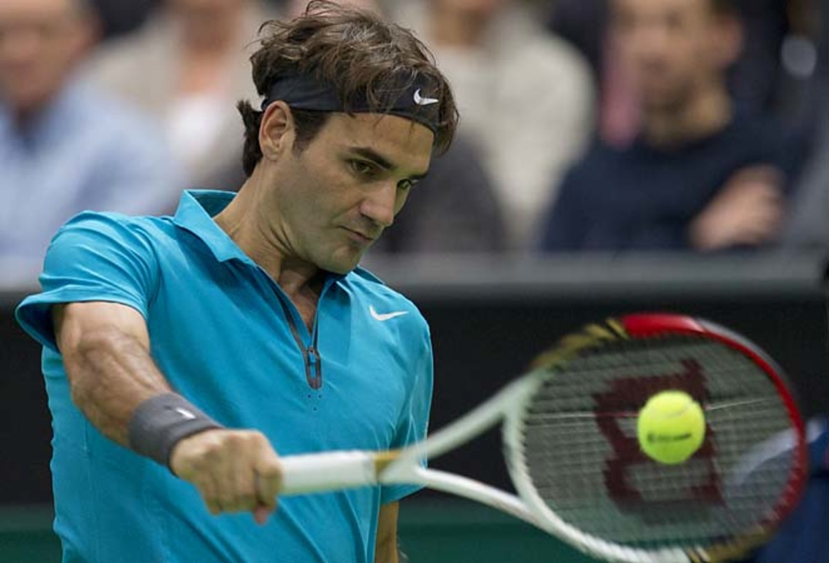 Roger Federer is playing his first tournament since bowing out in the Aussie Open semifinals.