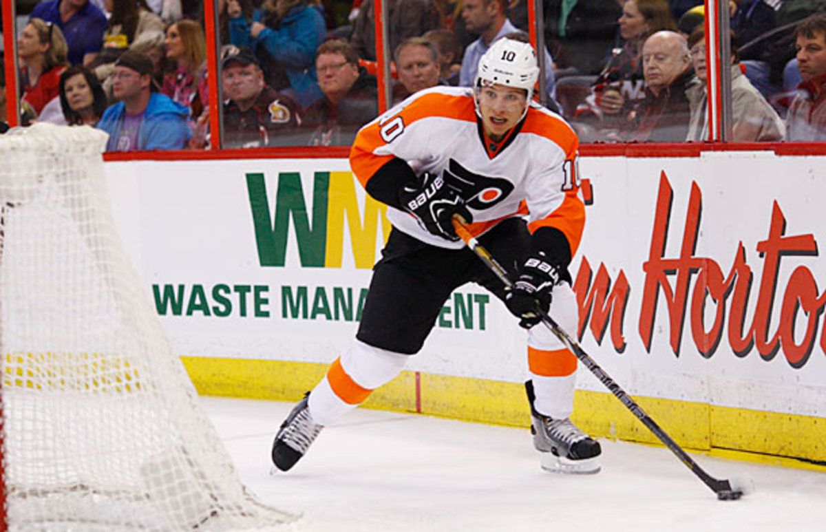Brayden Schenn of the Philadelphia Flyers