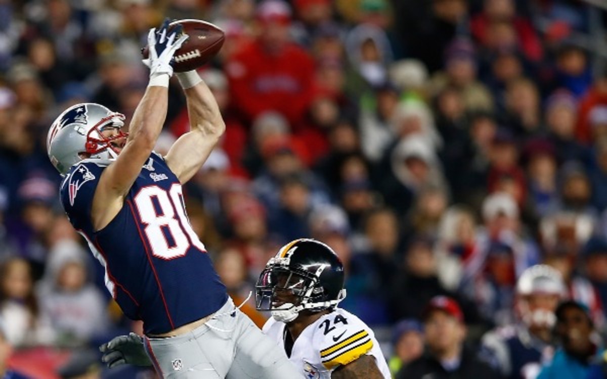 The Patriots wide receivers consistently burned the Steelers secondary on Sunday. (Jared Wickerham/Getty Images)
