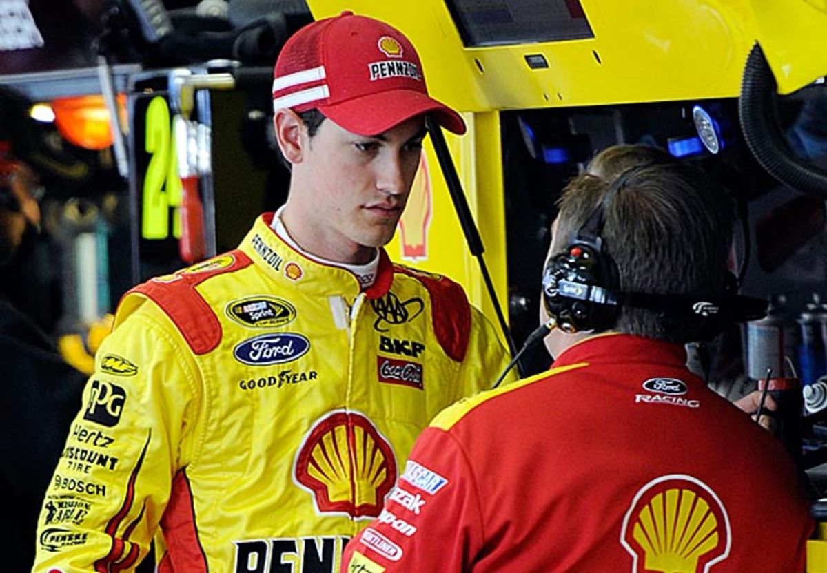 Even after a 25-point penalty from NASCAR, the precocious Joey Logano is still 14th in the points.