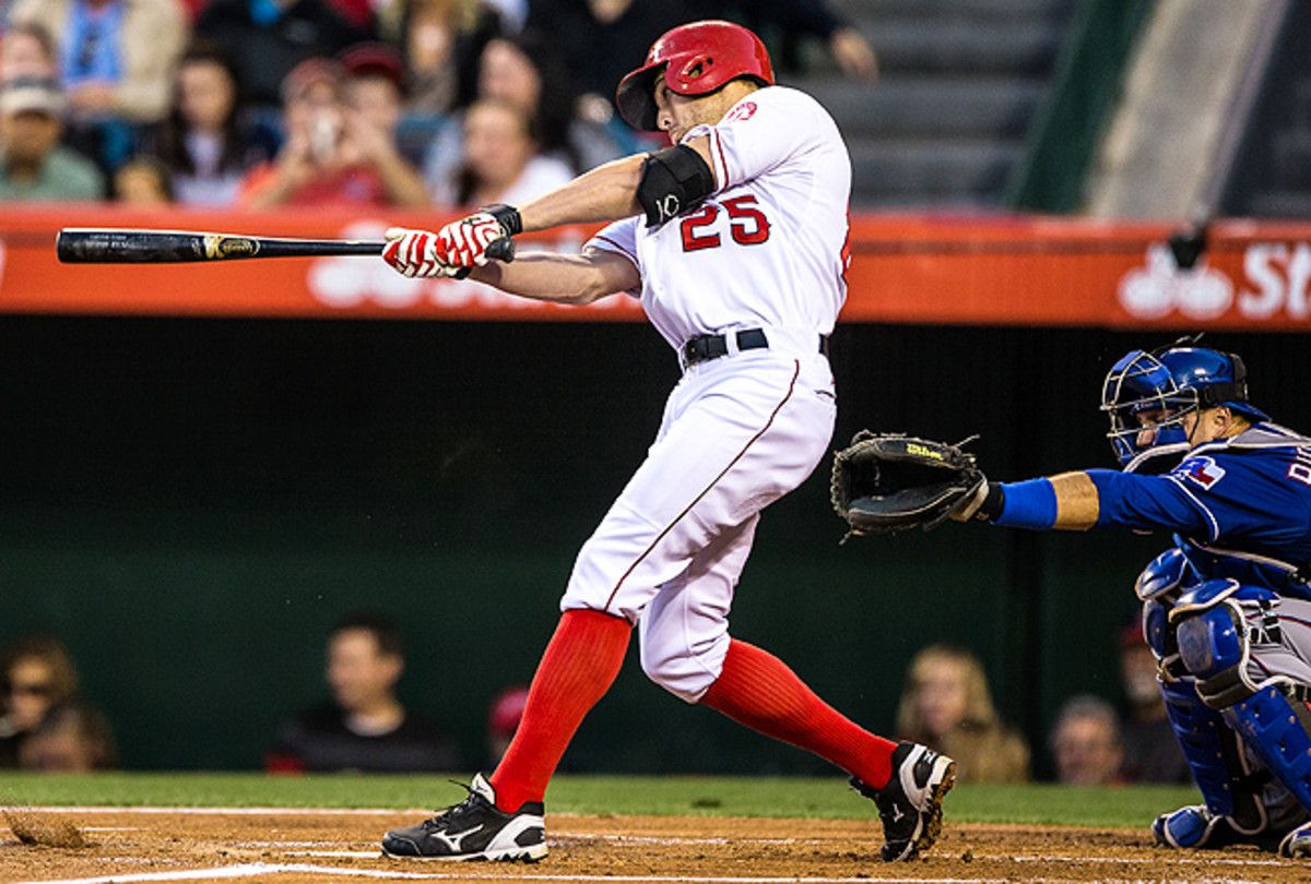 Since returning from a leg injury, Peter Bourjos has gone 16-for-43 with a homer and three steals.