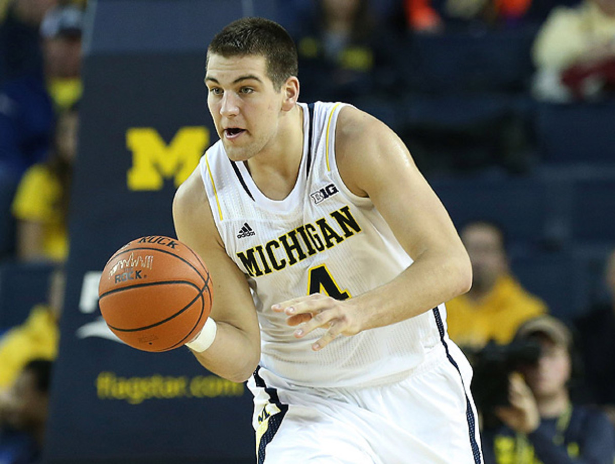 Mitch McGary helped Michigan reach the national title game against Louisville in March. (Leon Halip/Getty Images)