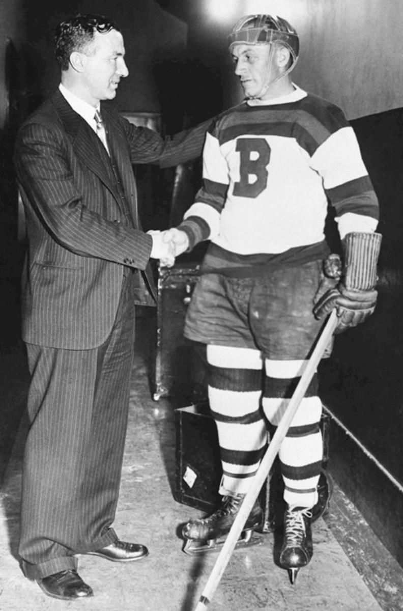 Eddie Shore and Art Ross