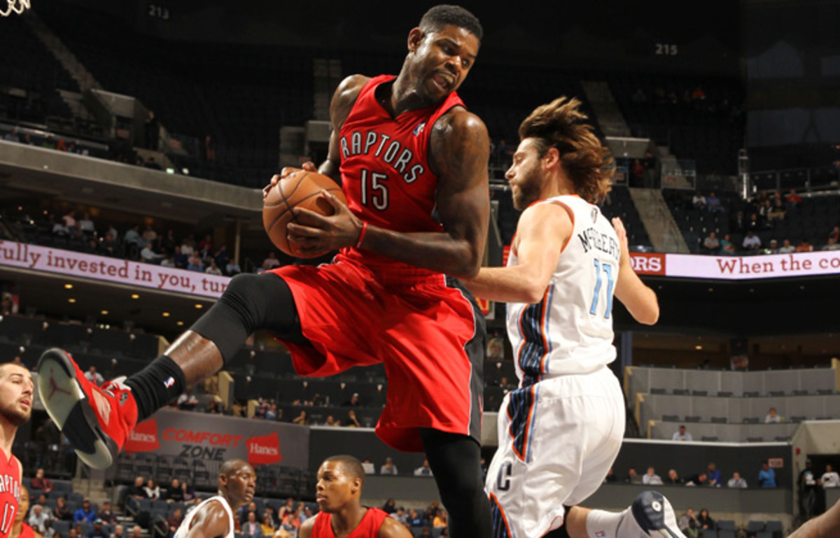 Amir Johnson is coming off his best season, with averages of 10 points, 7.5 rebounds and 1.4 blocks.