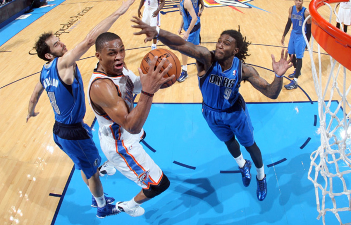 Russell Westbrook has showed some rust, but was plenty aggressive in his first two games back.
