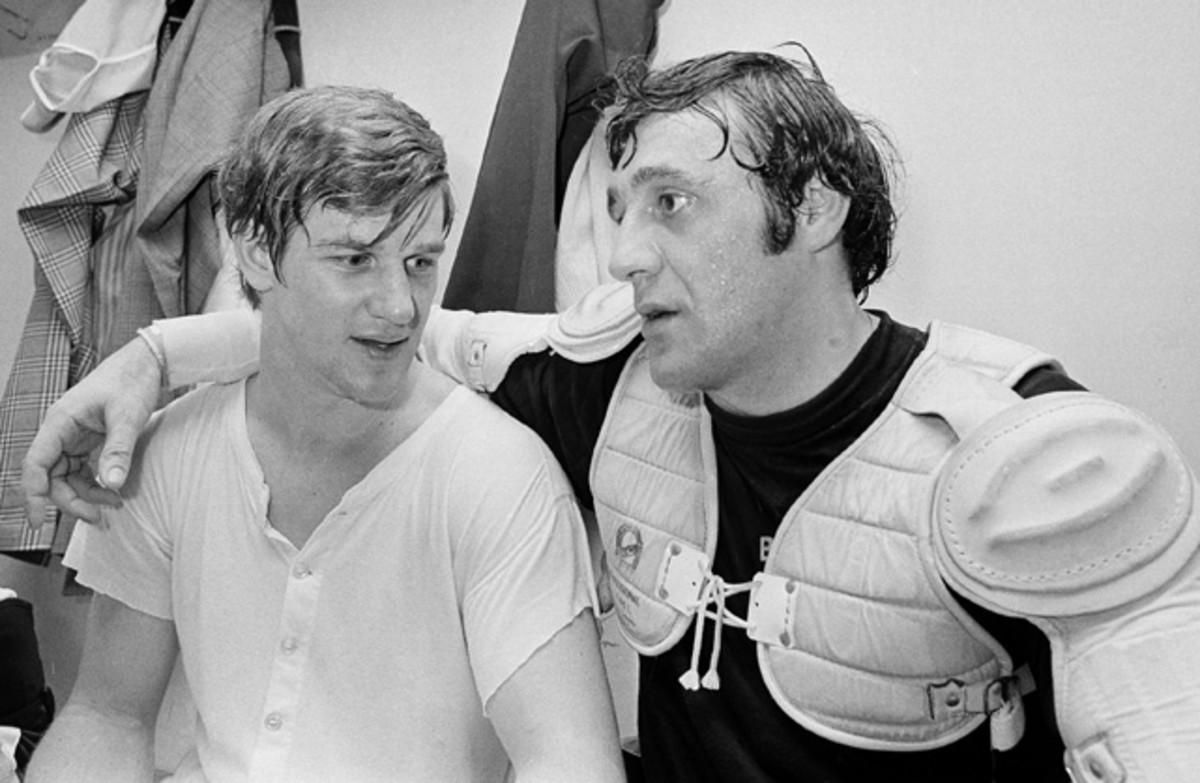 Bobby Orr and Phil Esposito