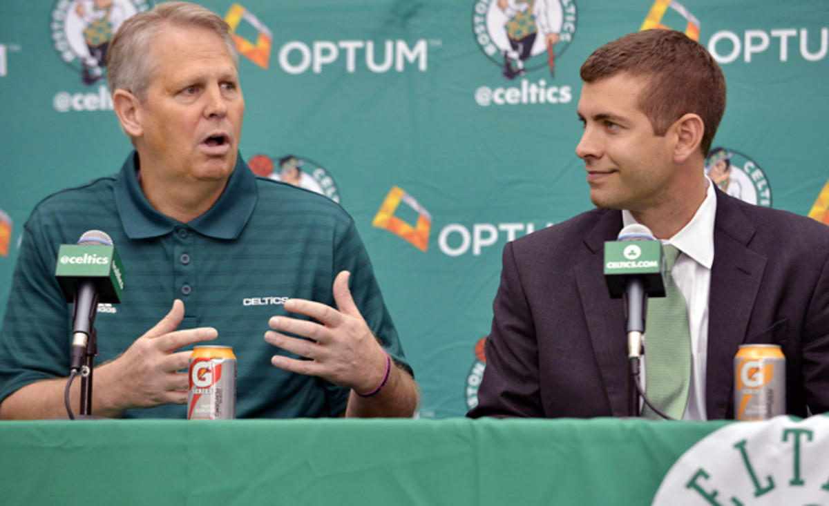 Once traded by the Celtics, team president Danny Ainge is now the executive pulling the stringers.