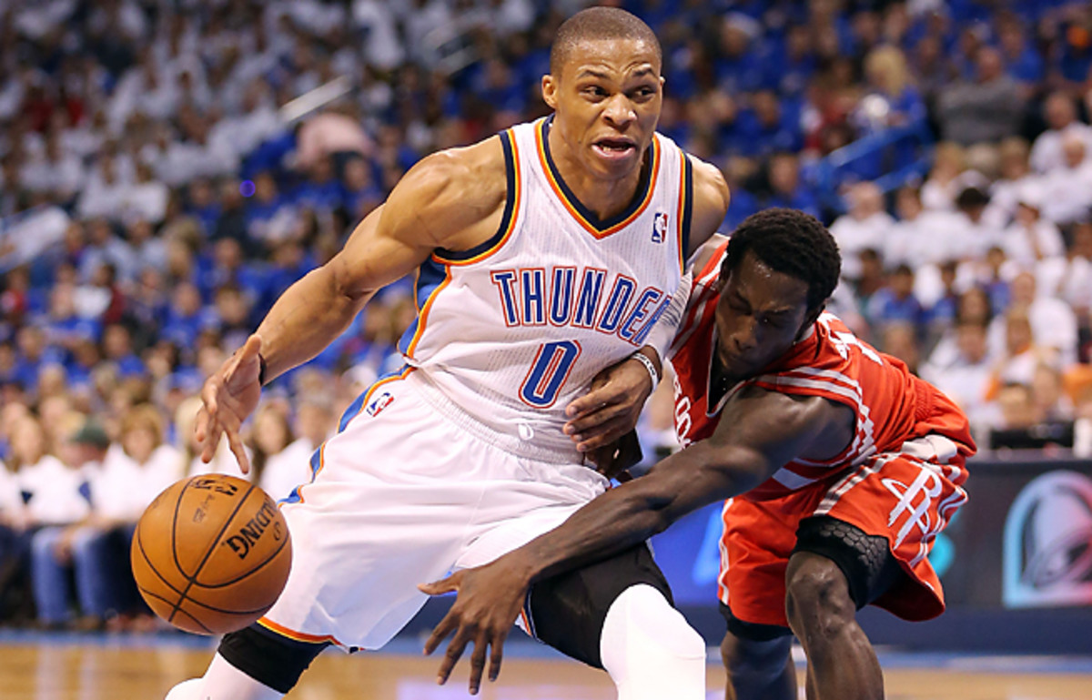 Russell Westbrook's recovery from a knee injury may cause him to miss the beginning of the season.