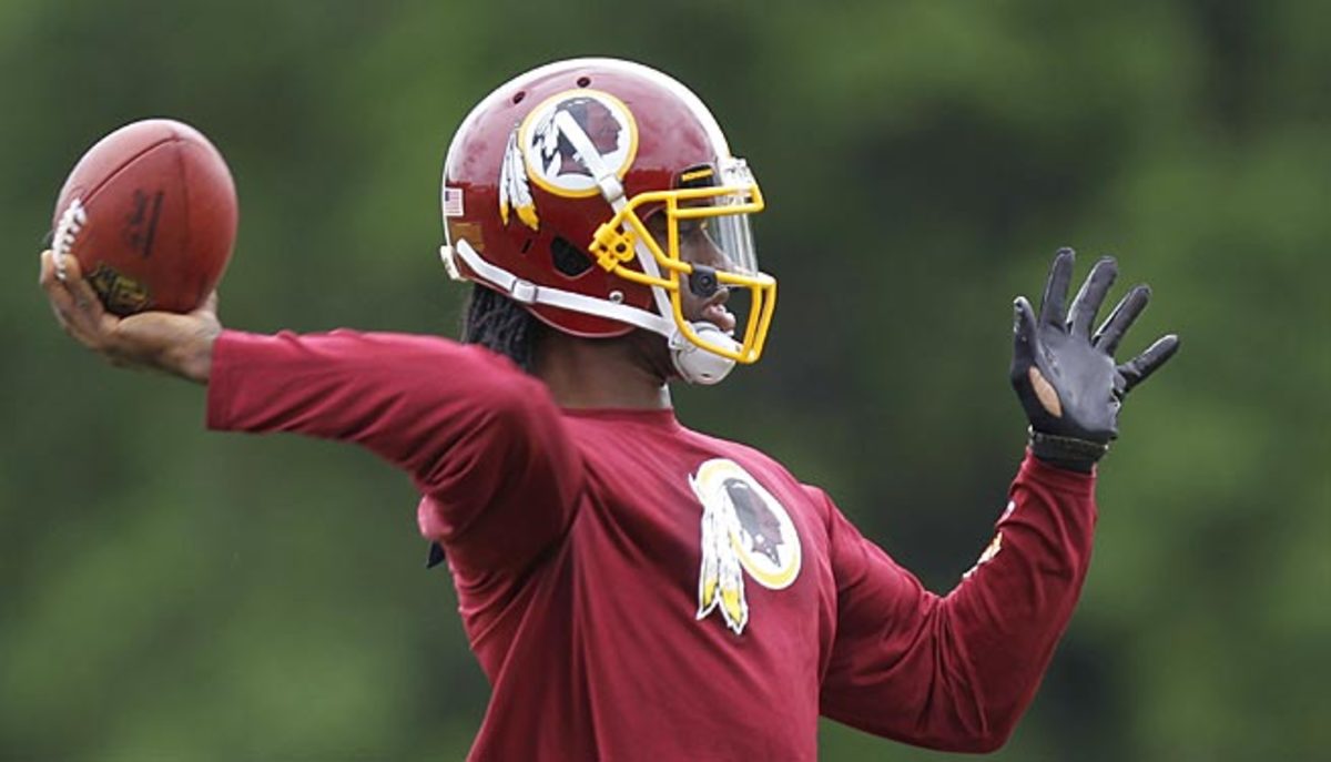 Robert Griffin is optimistic he'll be ready for the Redskins' season opener in September.