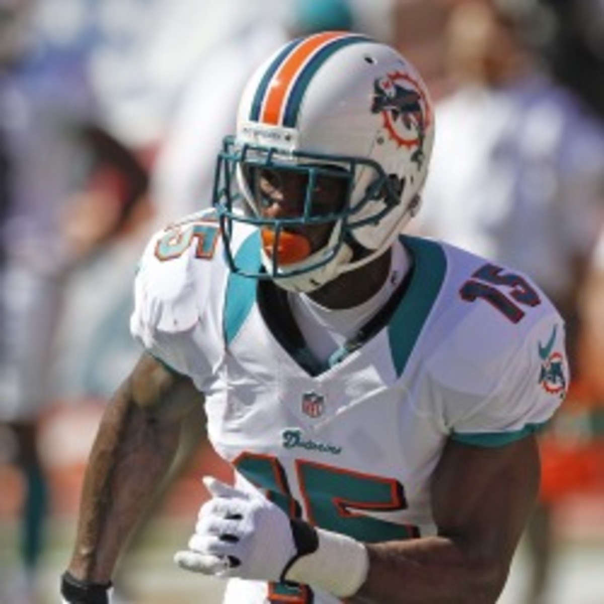 Dolphins wide receiver Davone Bess is reportedly on the trading block. (Joel Auerbach/Getty Images)