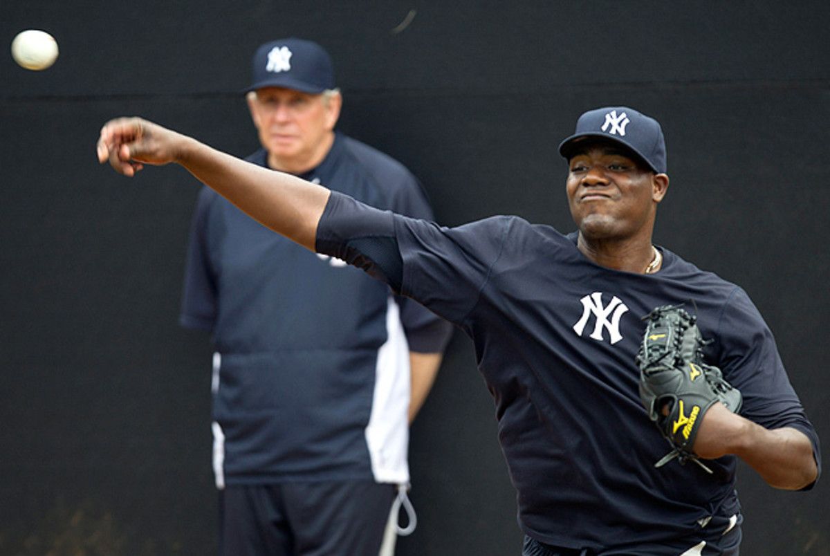 Michael Pineda will need about five or six rehab starts before he's ready to make his Yankees' debut.