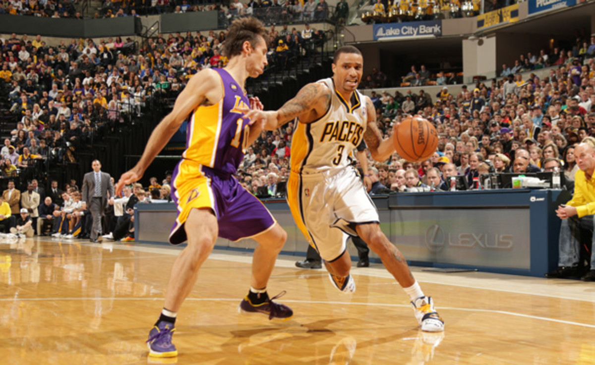 George Hill wasn't pleased with the fan support during a recent loss. (Ron Hoskins/Getty Images)