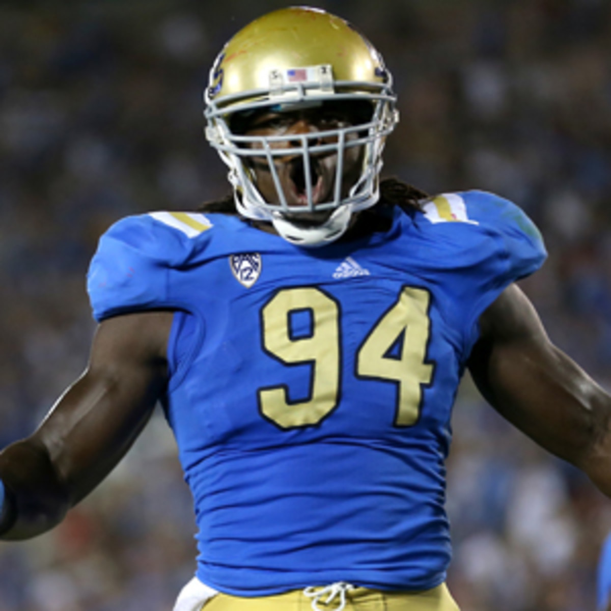 Owamagbe Odighizuwa recorded 44 tackles and 3.5 sacks during his sophomore season. (Stephen Dunn/Getty Images)