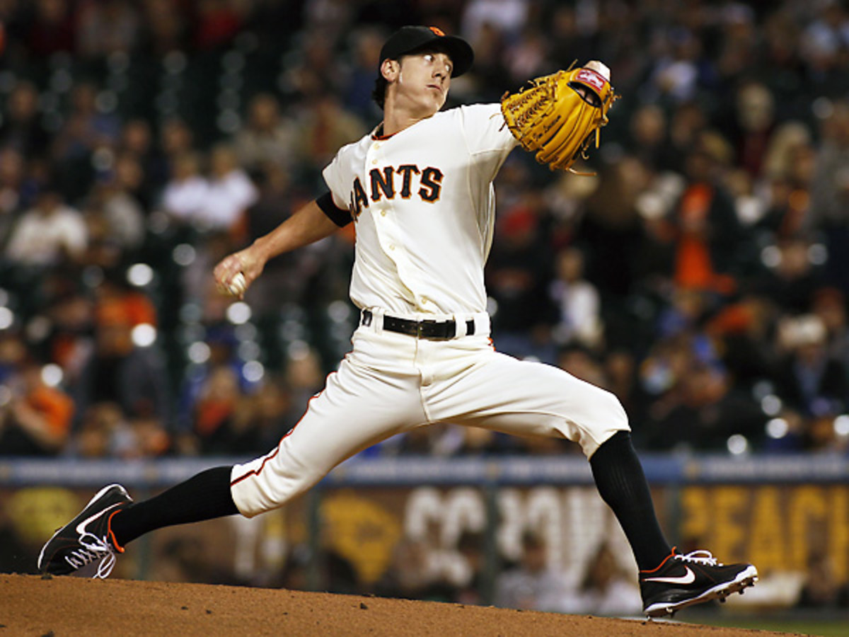 Tim Lincecum has yet to regain his Cy Young form of old, but inked a new extension with the Giants. (George Nikitin/AP)