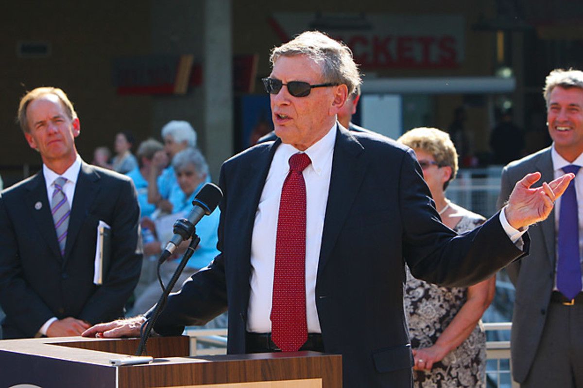 Baseball was dropped from the Olympics, but Bud Selig doesn't plan on halting the MLB season to increase its chances of being re-included.