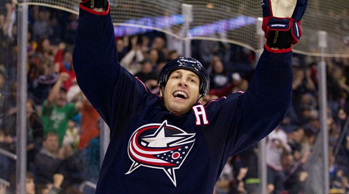 Blue Jackets winger RJ Umberger spent the lockout as a volunteer coach at Ohio State.