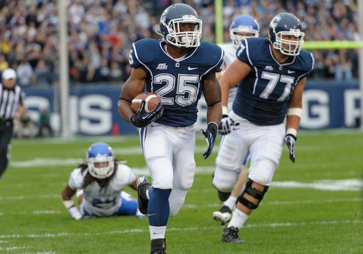 UConn's Martin Hyppolite was a passenger in a head-on car collision that left him hospitalized. (AP)