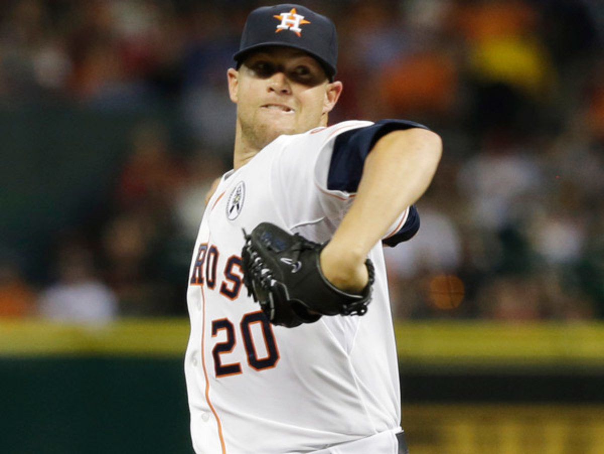 The first win of the 2013 season belongs to Bud Norris, who allowed two runs in 5 2/3 innings against Texas. (Pat Sullivan/AP)