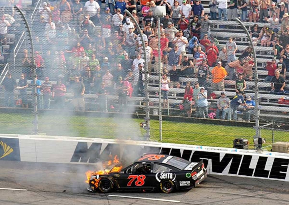 Bad brakes and a faulty fuel pump undid Kurt Busch's promising day at Martinsville.