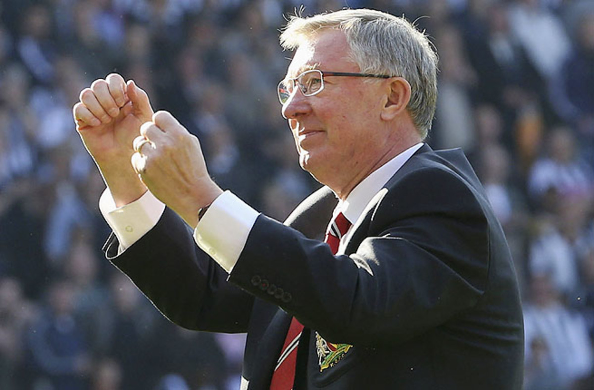 As Manchester United's coach, Alex Ferguson has won 38 trophies and 13 Premier League titles.