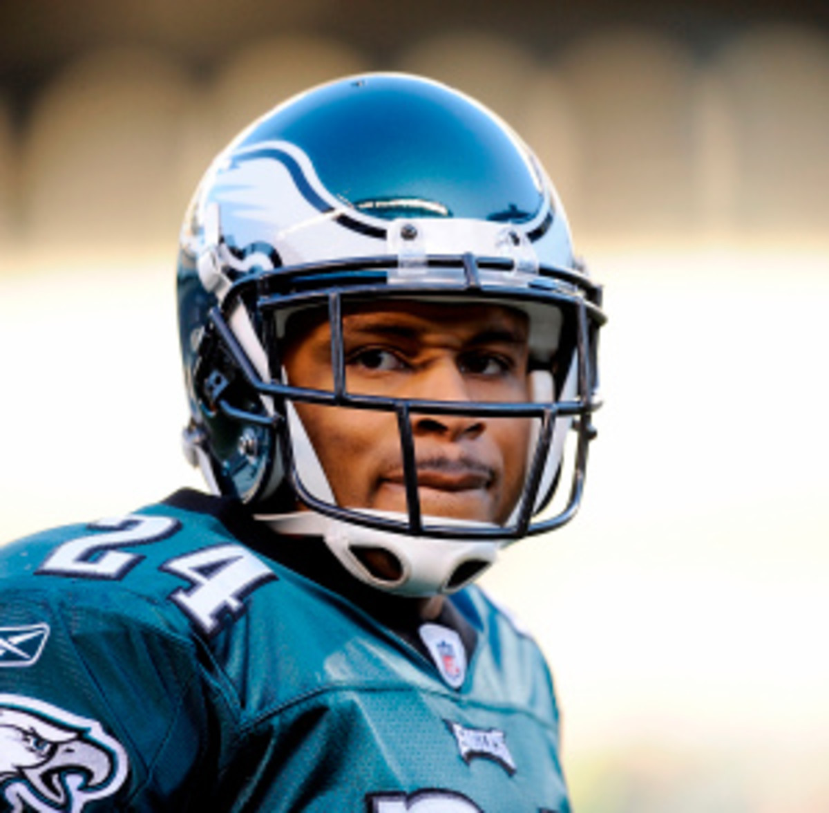 Nnamdi Asomugha was released by the Eagles on Tuesday. (Patrick McDermott/Getty Images)