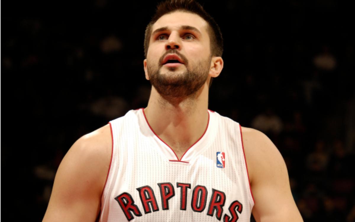 The Toronto Raptors reportedly plan to amnesty oft-injured forward Linas Kleiza. (Ron Turenne/NBA/Getty Images)