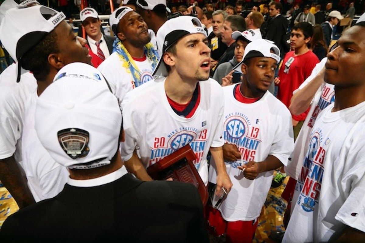 Marshall Henderson, we claim you in the sovereign name of America's true national pastime. (AP)