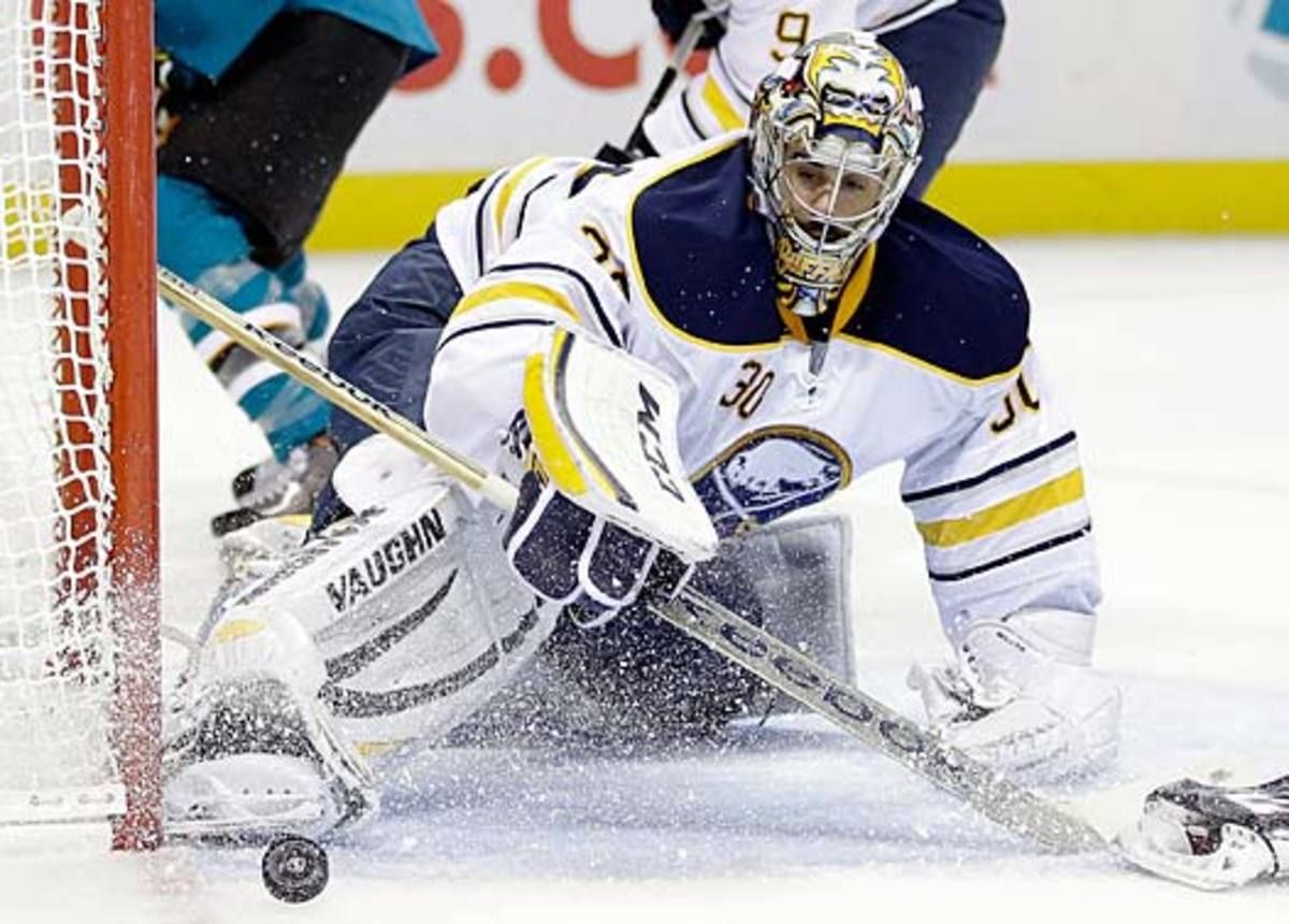 Goaltender Ryan Miller of the Buffalo Sabres