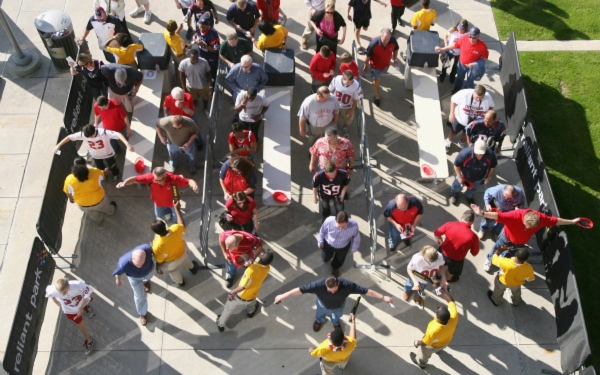 Fans will be limited in the items and containers they can bring into 2013 NFL games. (Thomas B. Shea/Getty Images)