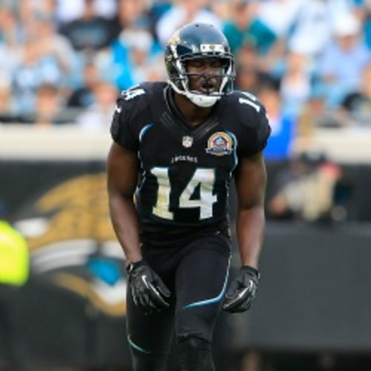 Jaguars wideout Justin Blackmon says he doesn't have substance abuse problem. (Sam Greenwood/Getty Images)