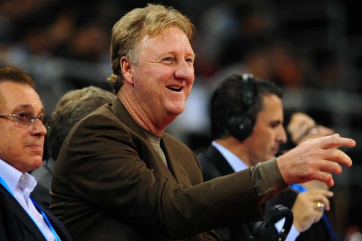 Larry Bird will return to the Pacers after a year's absence.(Frederic J. Brown/Getty Images)