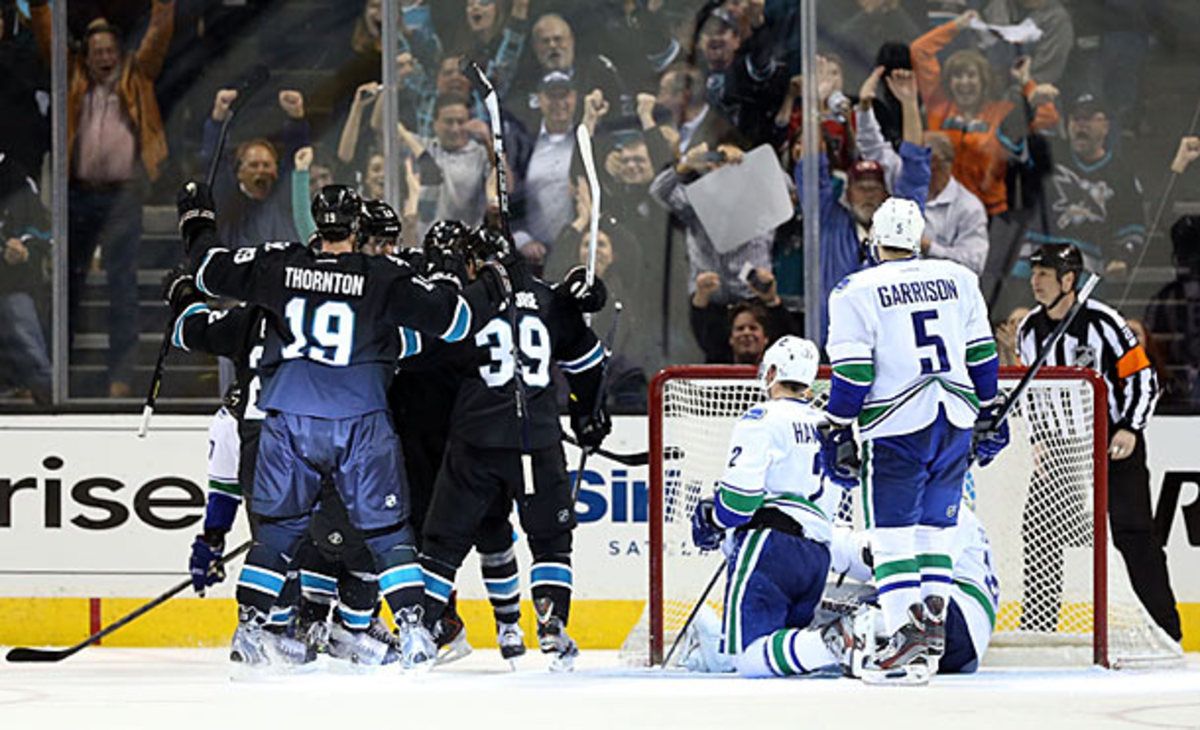 The Vancouver Canucks were the first team eliminated from the 2013 NHL playoffs.