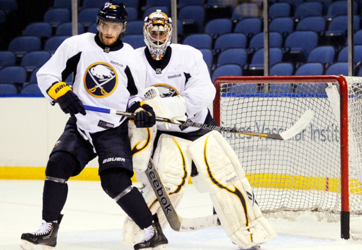 Buffalo's top draft pick Mikhail Grigorenko is on the opening day roster.