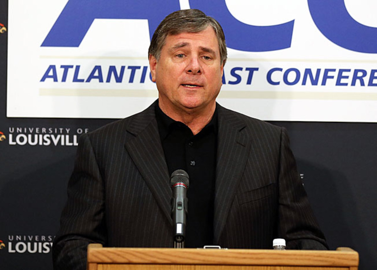 Athletic director Tom Jurich and Louisville accepted an invitation to become a member of the ACC in '13.