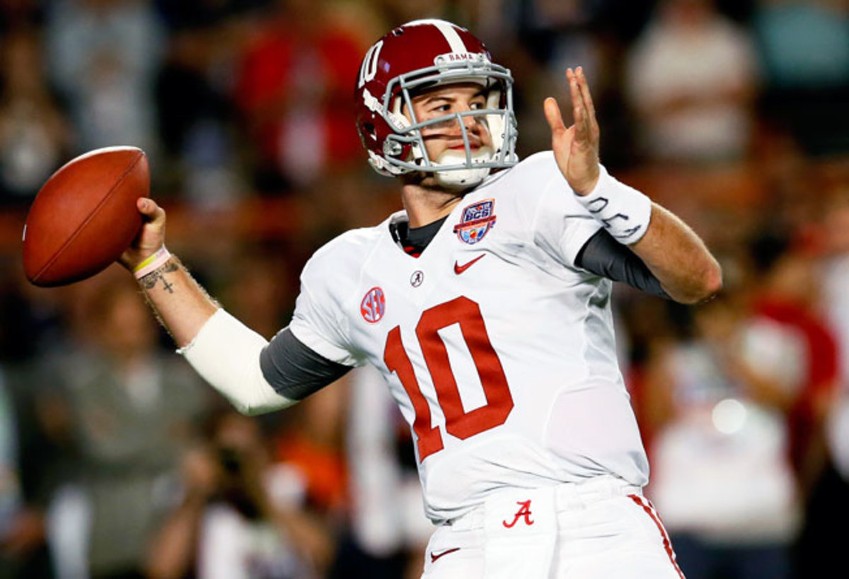 Quarterback AJ McCarron and Alabama will look to capture their third consecutive national title in 2013.