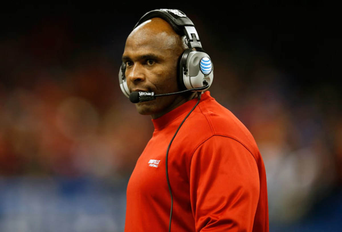 Charlie Strong is 25-14 over his three-year Louisville tenure, headlined by last season's Sugar Bowl win.