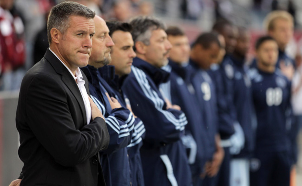 Sporting K.C. coach Peter Vermes scored 11 goals in 67 appearances for the U.S. from 1988-97.