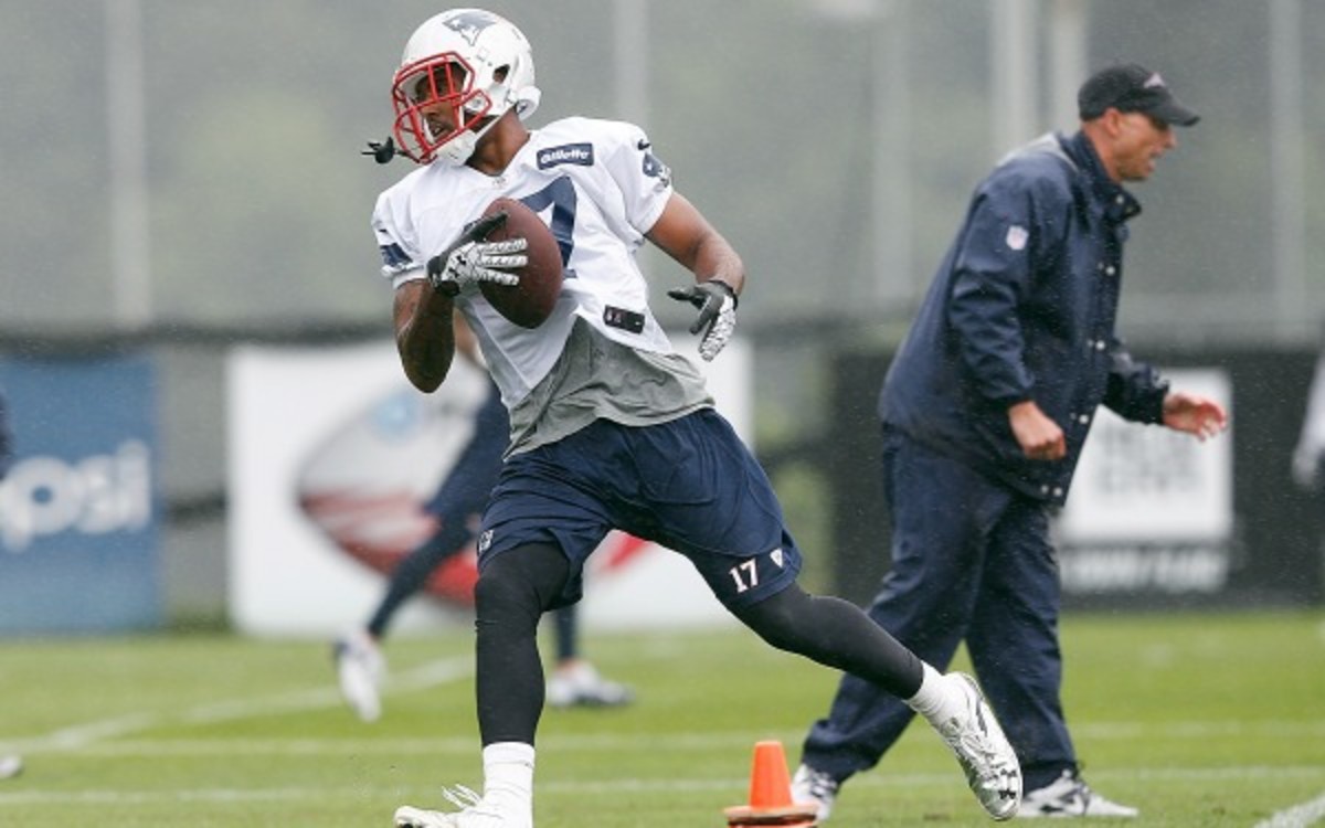Patriots have ruled out rookie wide receiver Aaron Dobson for Sunday. (Jim Rogash/Getty Images)