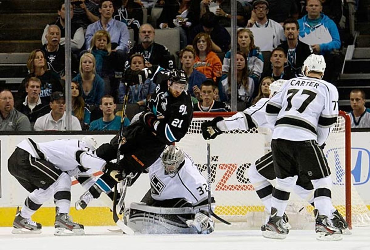 The Kings and Sharks are tied at two games apiece in the second round NHL playoff series