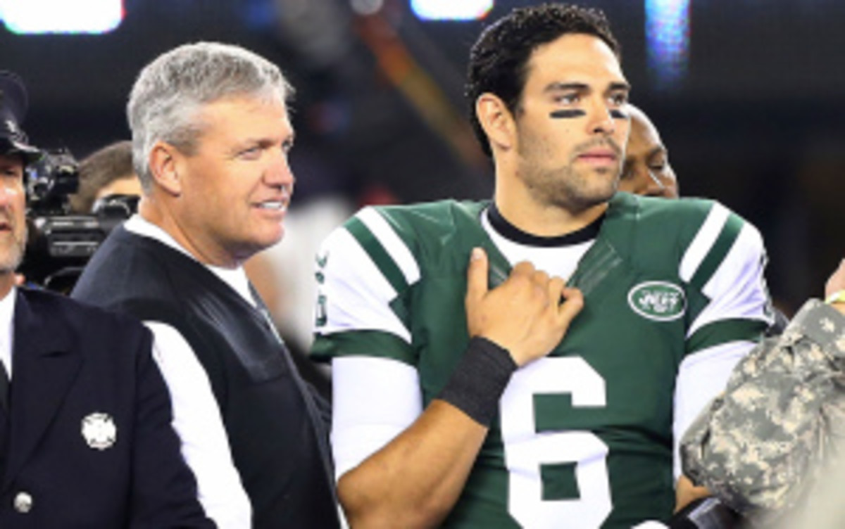 Rex Ryan confirmed Tuesday that Mark Sanchez will start at QB for the preseason opener Friday against the Lions. (Jim McIsaac/Getty Images)
