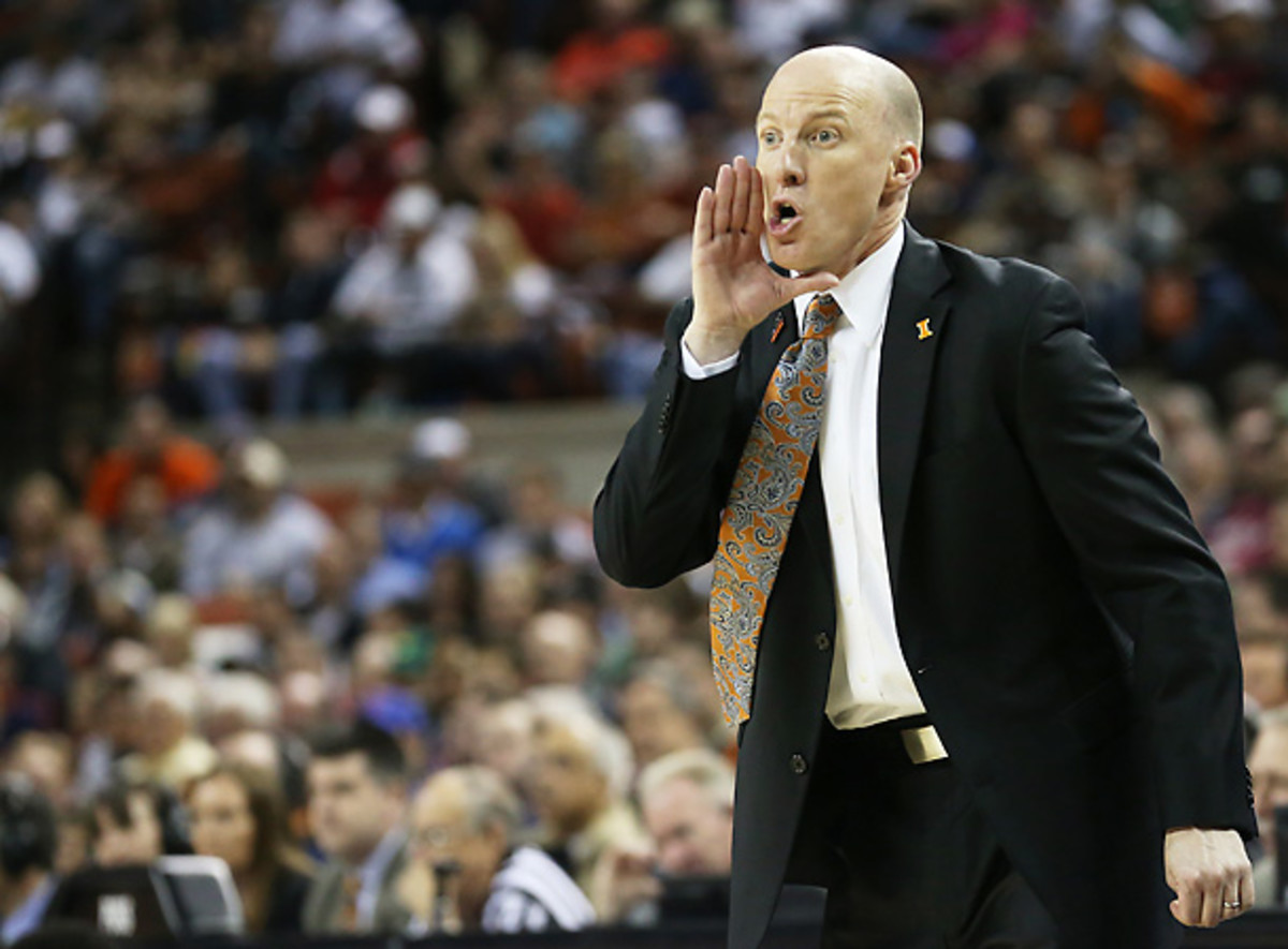 Illinois coach John Groce opted for an unconventional approach to Midnight Madness. (Stephen Dunn/Getty Images)