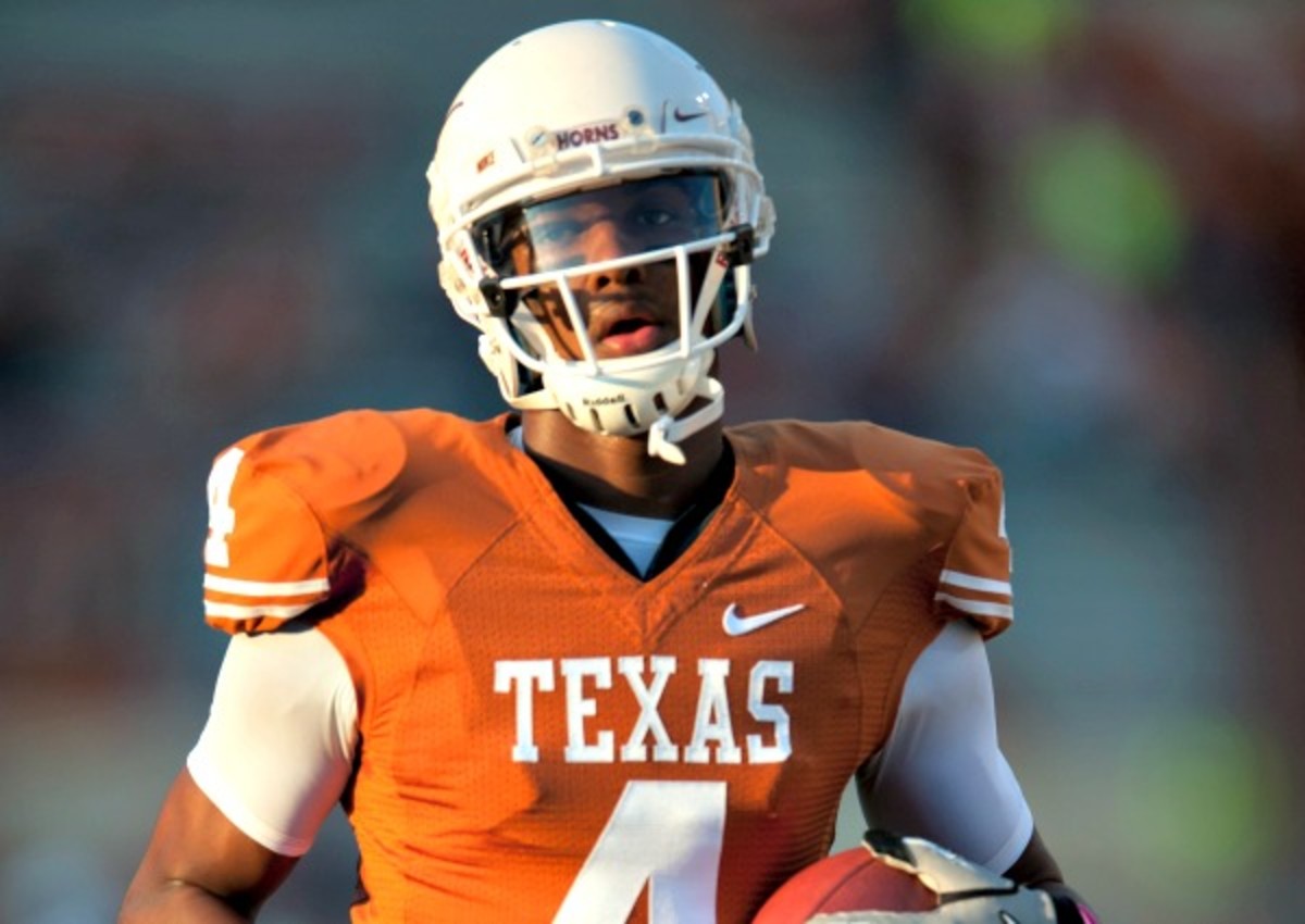 Cayleb Jones will transfer to Arizona following his release by Texas. (Cooper Neill/Getty Images)