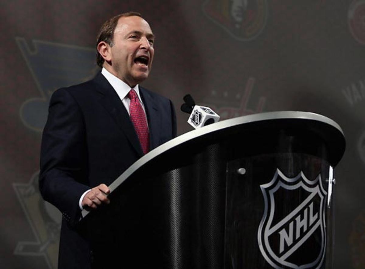 NHL Commissioner Gary Bettman