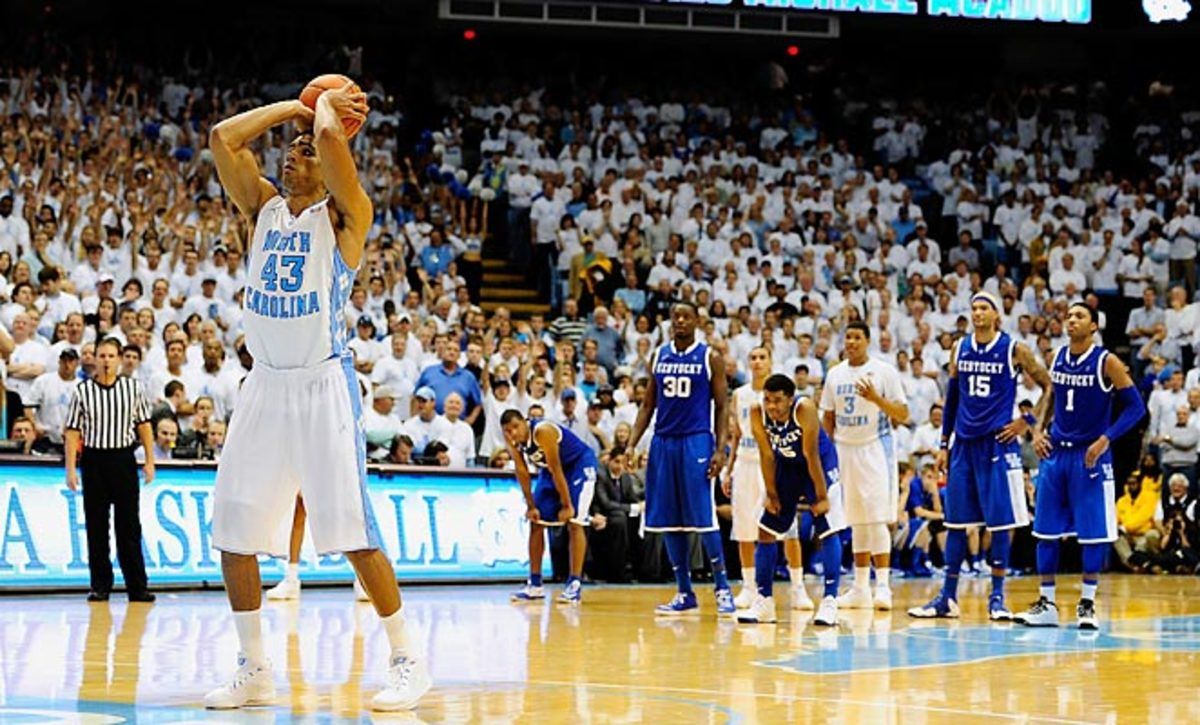James Michael McAdoo was key in the Tar Heels' win over Kentucky on Saturday.