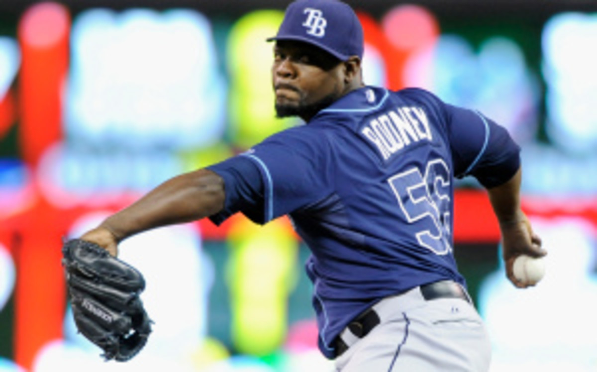Fernando Rodney made his his first All-Star appearance in 2012 after signing a 1-year,  $1.75 million deal with the Rays. (Hannah Foslien/Getty Images)