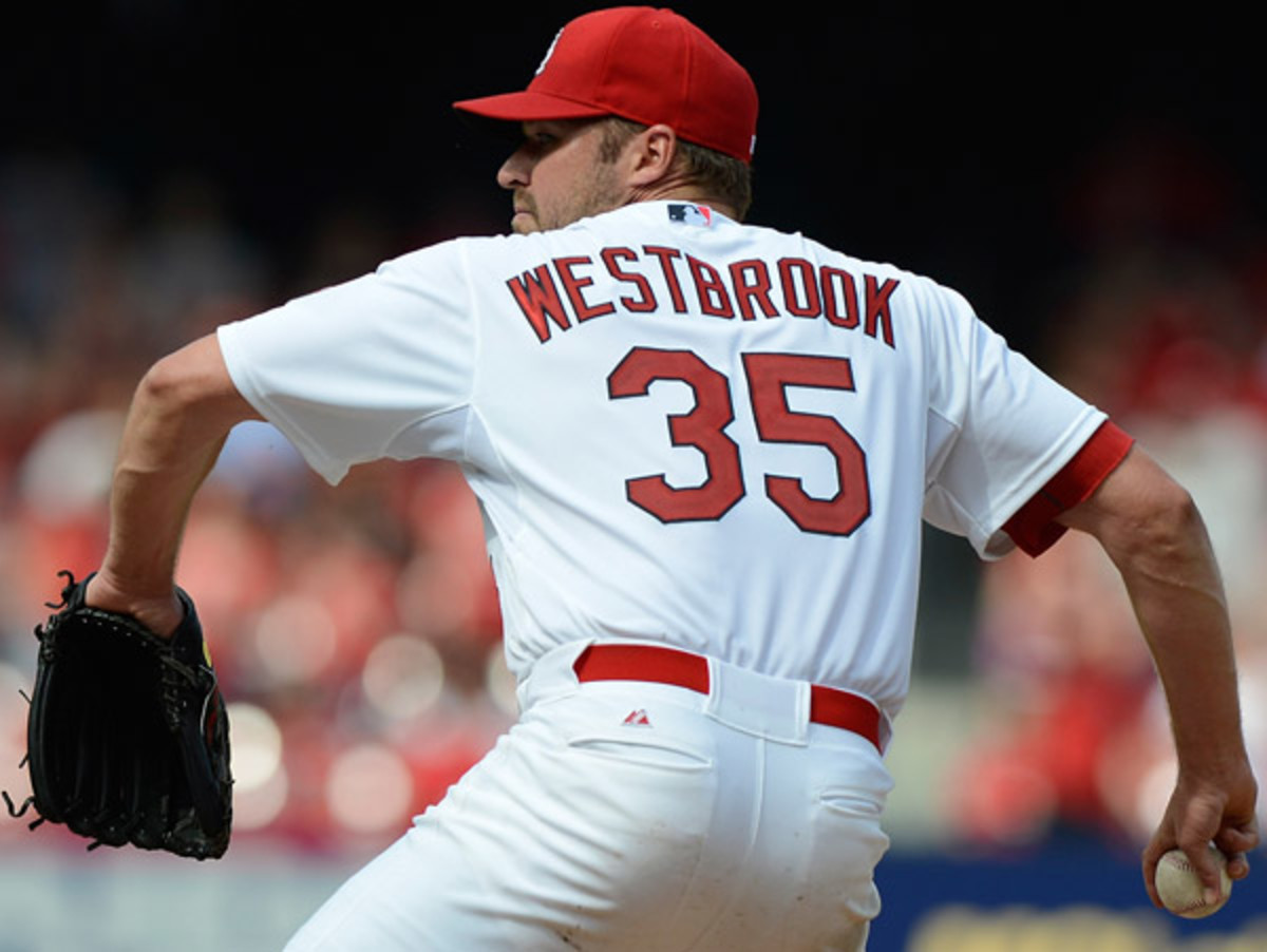 Jake Westbrook threw his first shutout in almost seven years by blanking Cincinnati. (Jeff Curry/Getty Images)