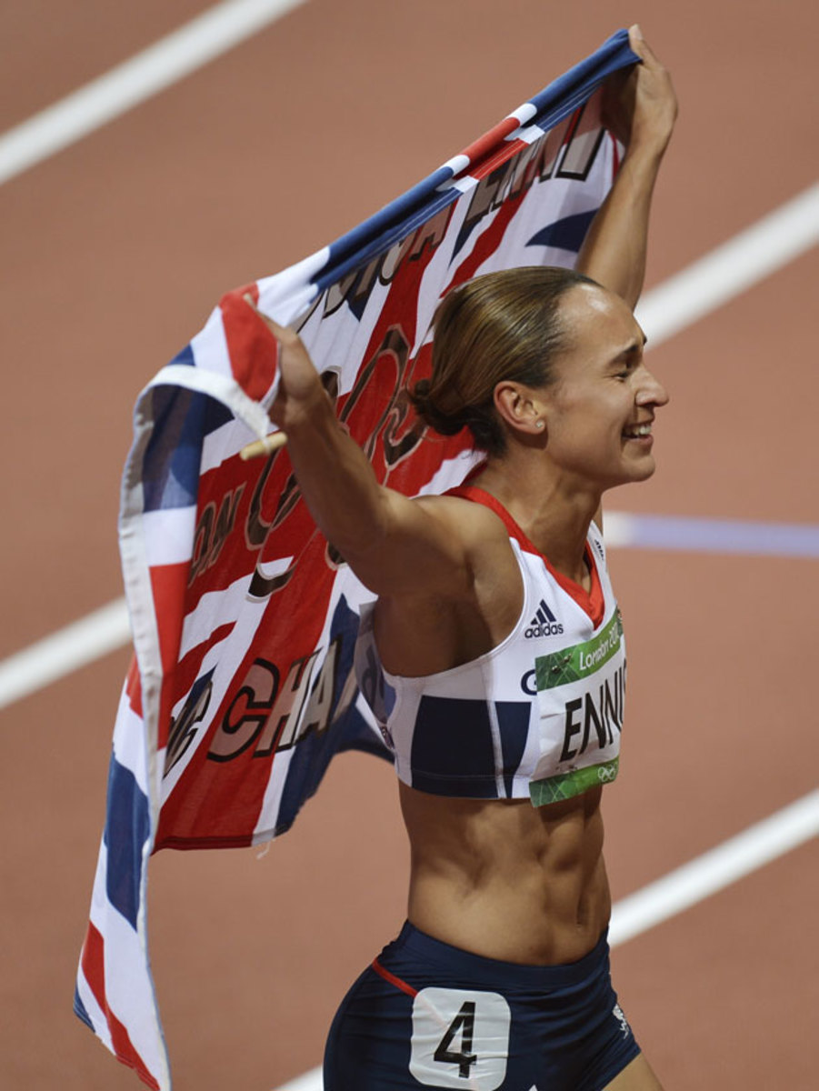 12 Pics Of The Rather Ripped Jessica Ennis, Who Was Honored By The