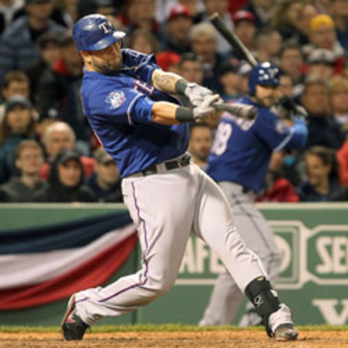 Mike Napoli agreed to a deal with the Boston Red Sox. (Jim Rogash/Getty Images Sport)