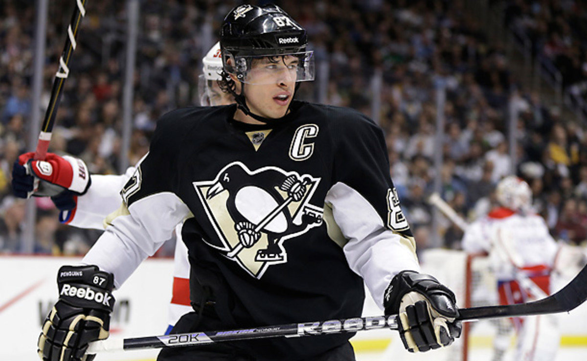 Sidney Crosby has recorded at least one point in 12 of his last 14 games. [Gene J. Puskar/AP]