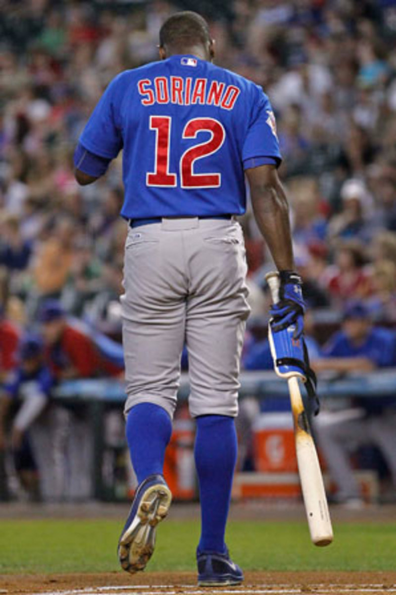 The Cubs would likely love to be rid of Alfonso Soriano but haven't found the right deal -- yet. (AP)